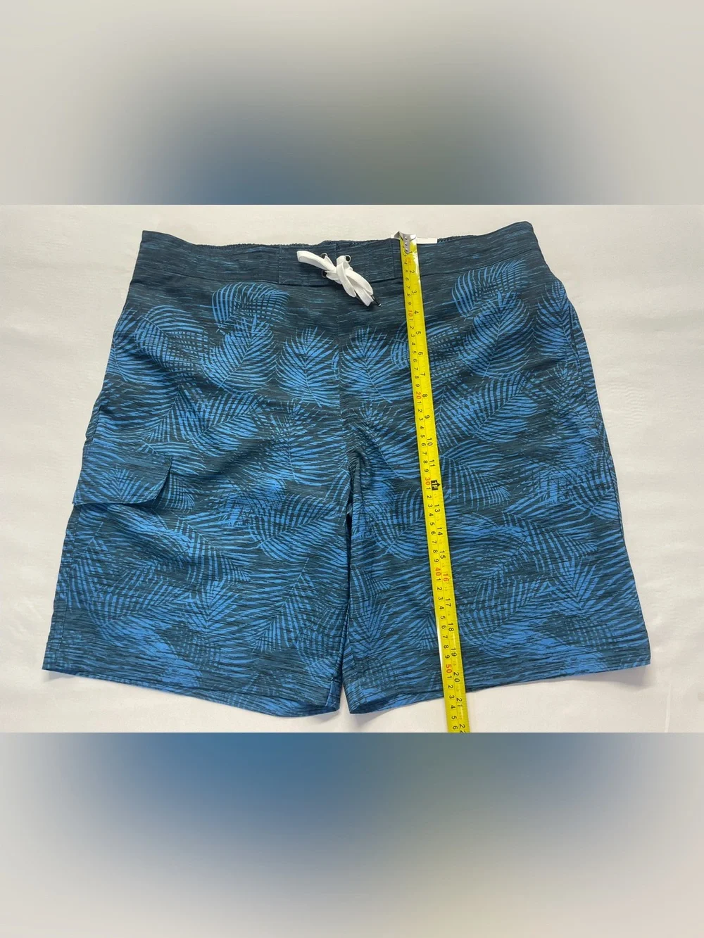 NWT Sonoma Flexwear Board Shorts Men’s Large Blue Quick Dry Stretch Swim Trunks